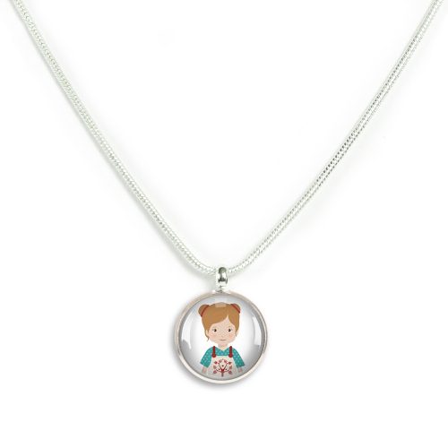 Borkás nyaklánc 10 mm medállal